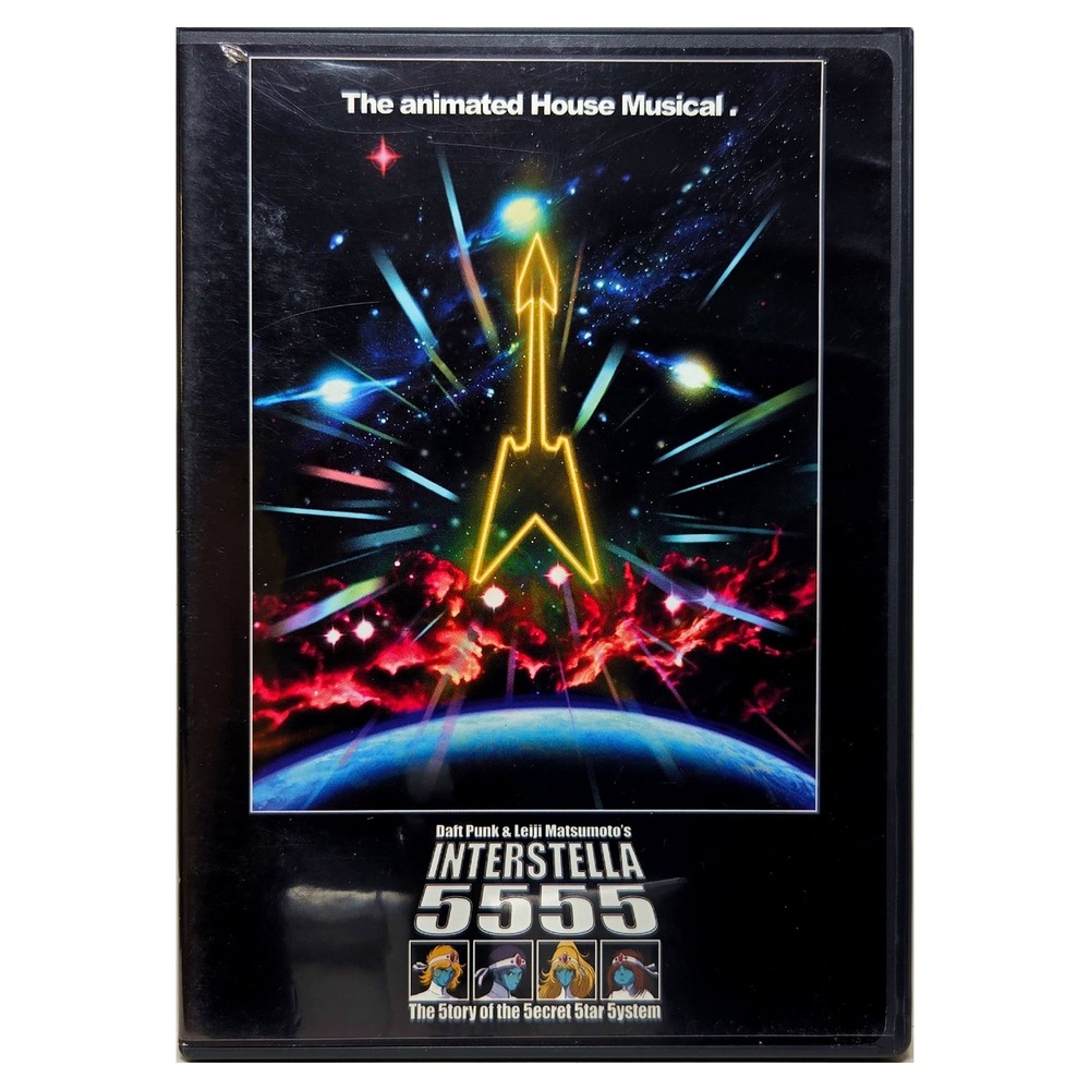 Interstella 5555 Daft Punk DVD Anime Movie Leiji Matsumoto 724349095991 EUC